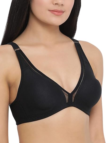 Clovia Women’s Cotton Non-Padded Wire-Free Casual T-Shirt Bra – Everyday Comfort Fit